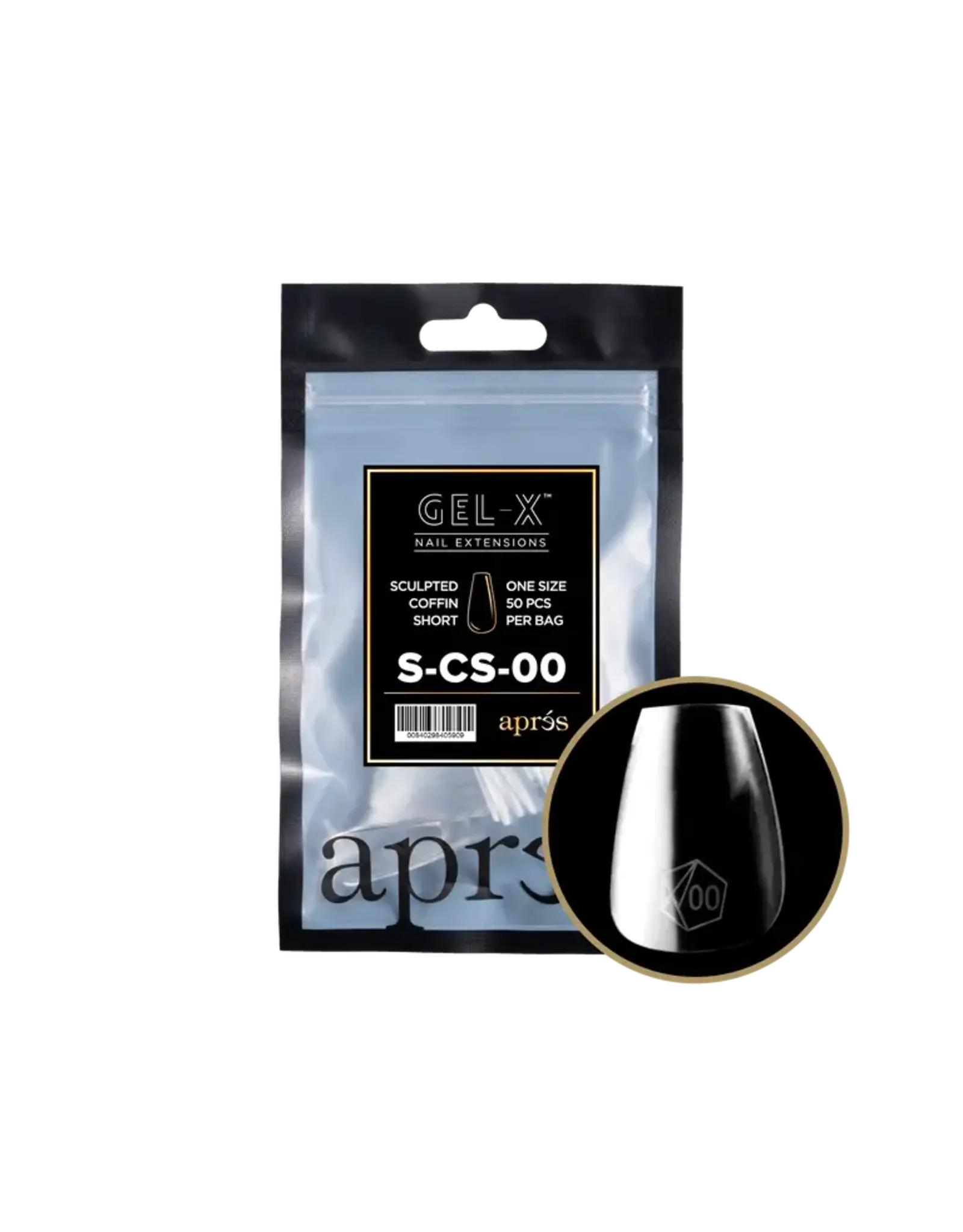 APRÈS Gel-X  Sculpted Coffin Short 00