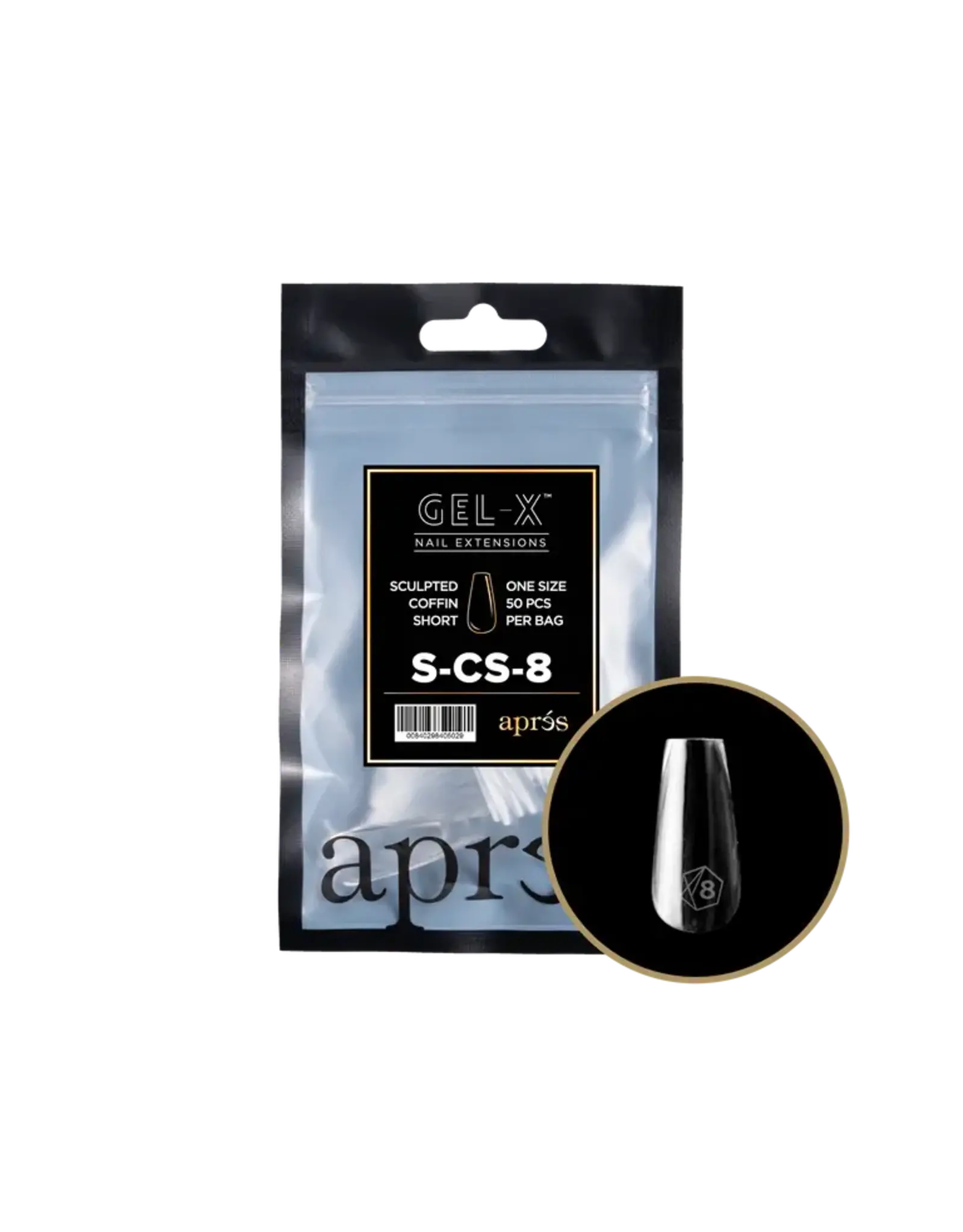 APRÈS Gel-X  Sculpted Coffin Short 08