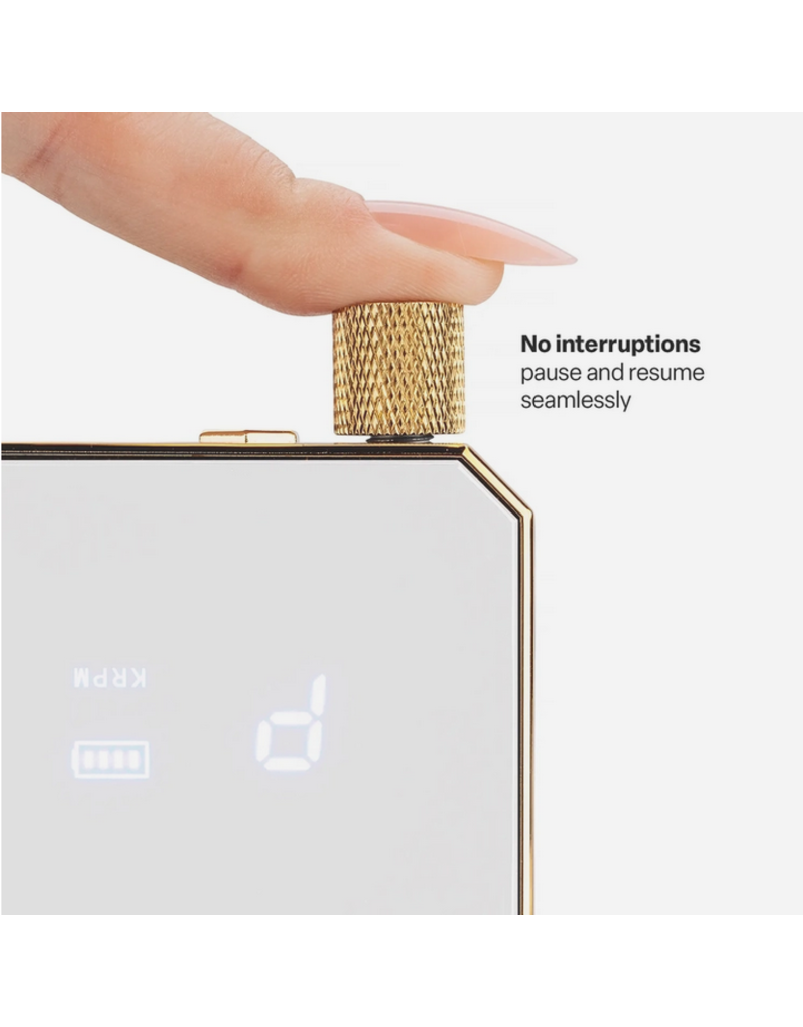 APRÈS E-file Nail Drill - White