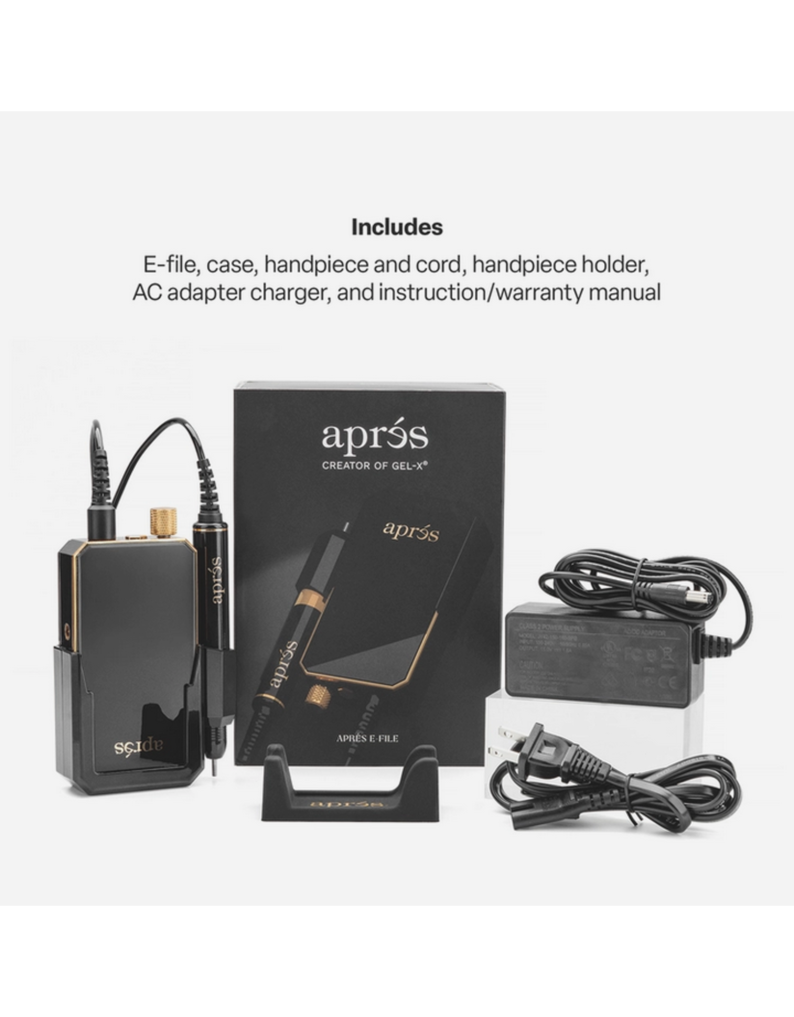 APRÈS E-file Nail Drill - Black