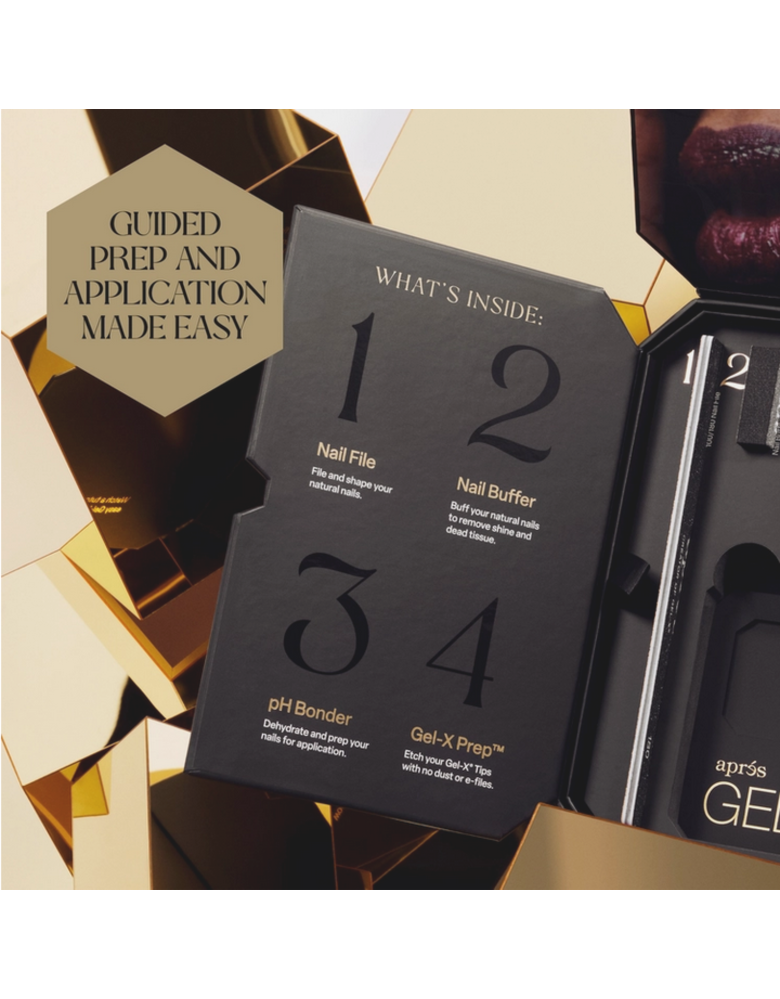 APRÈS Gel-X Extension Signature Kit + mini Gel-X Tip Box (Natural Almond Medium)