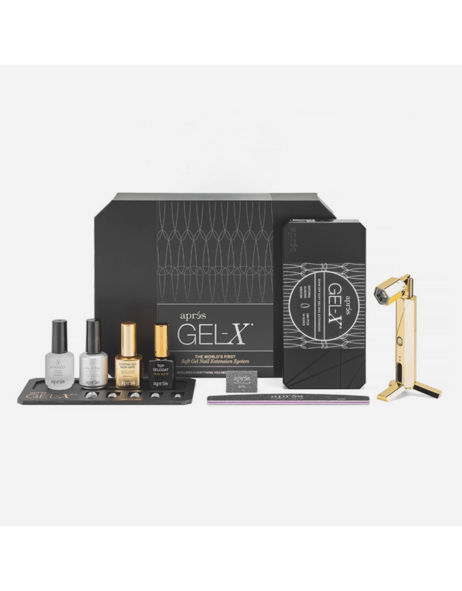 APRÈS Gel-X Extension Signature Kit + mini Gel-X Tip Box (Natural Almond Medium)