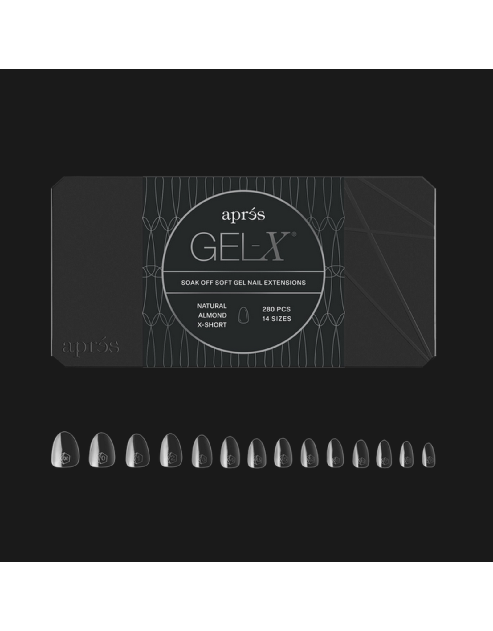 APRÈS Gel-X Natural Almond Extra Short (Mini - 280pcs)