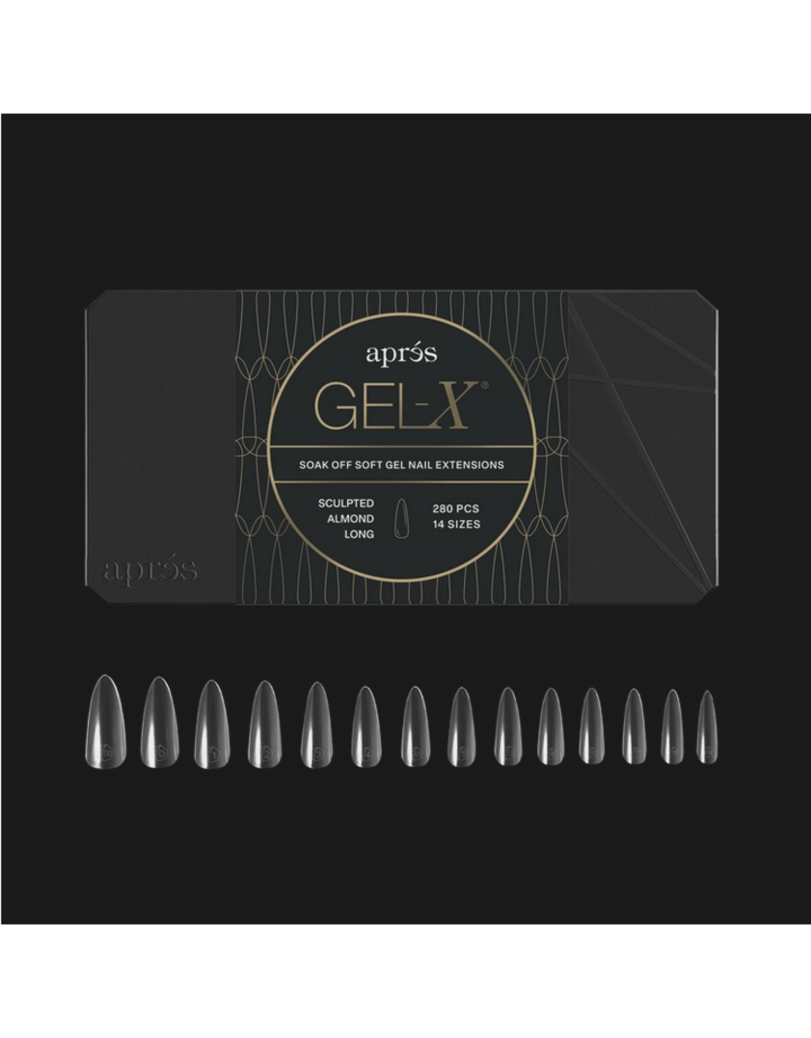 APRÈS Gel-X Sculpted Almond Medium (Mini - 280pcs)