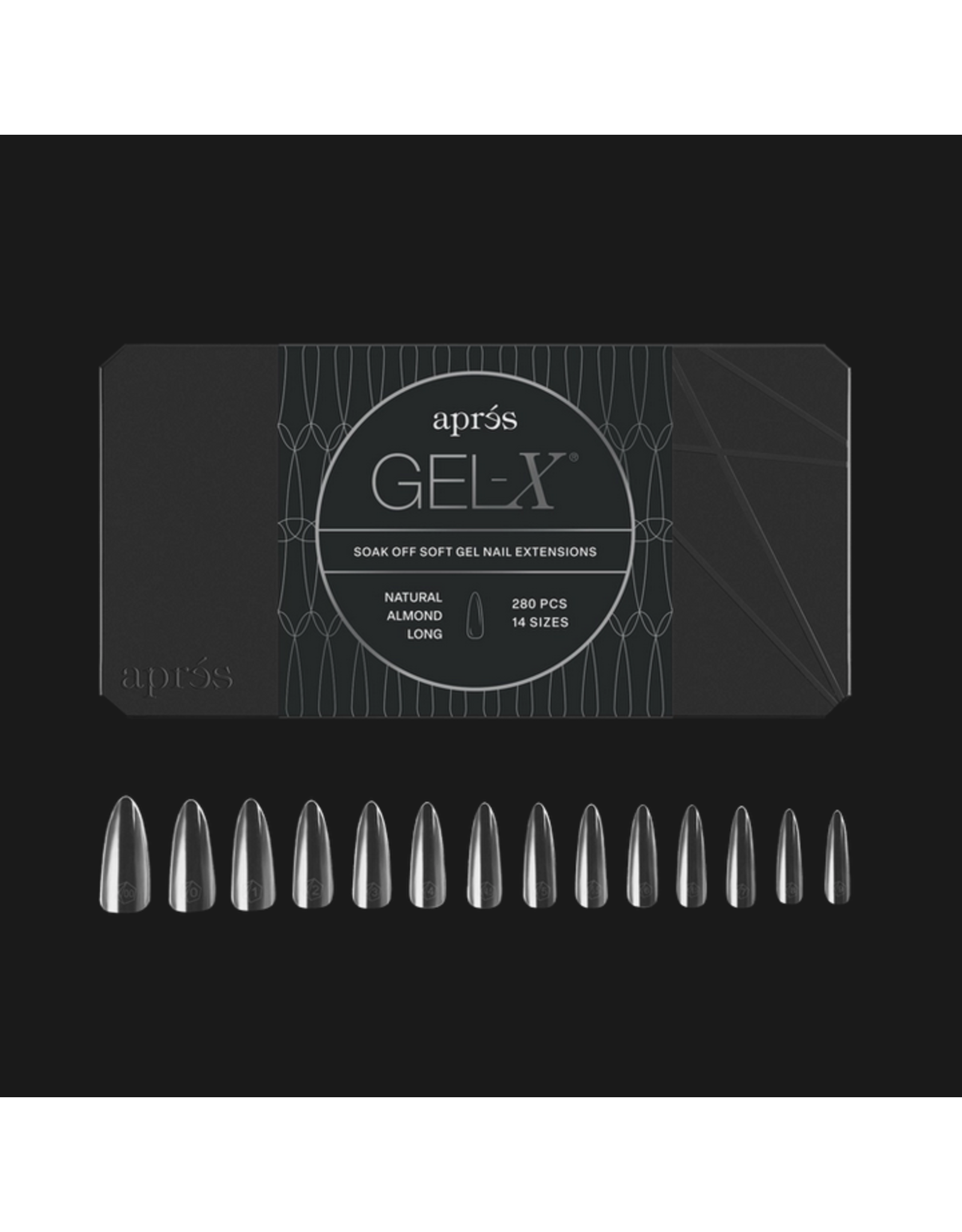 APRÈS Gel-X Natural Almond Long (Mini - 280pcs)