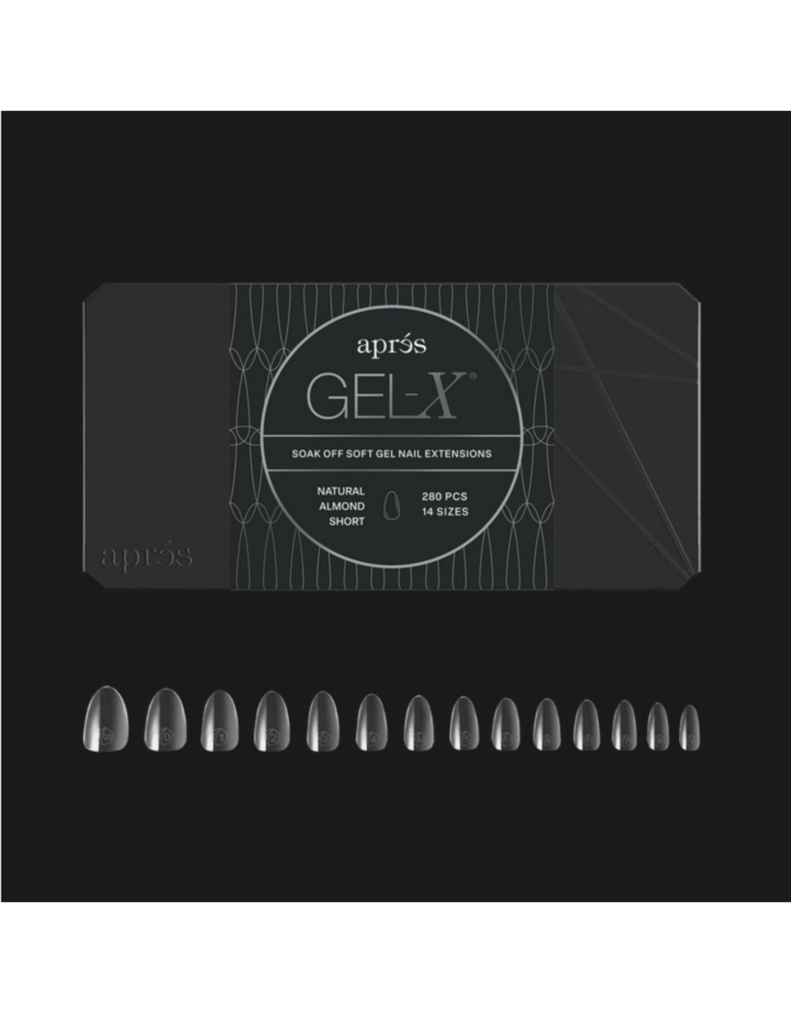 APRÈS Gel-X Natural Almond Short (Mini - 280pcs)