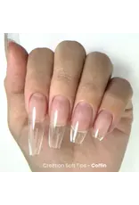 Cre8tion Soft Gel Tip Box - Long Coffin (602 pcs)