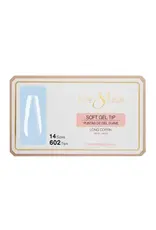 Cre8tion Soft Gel Tip Box - Long Coffin (602 pcs)
