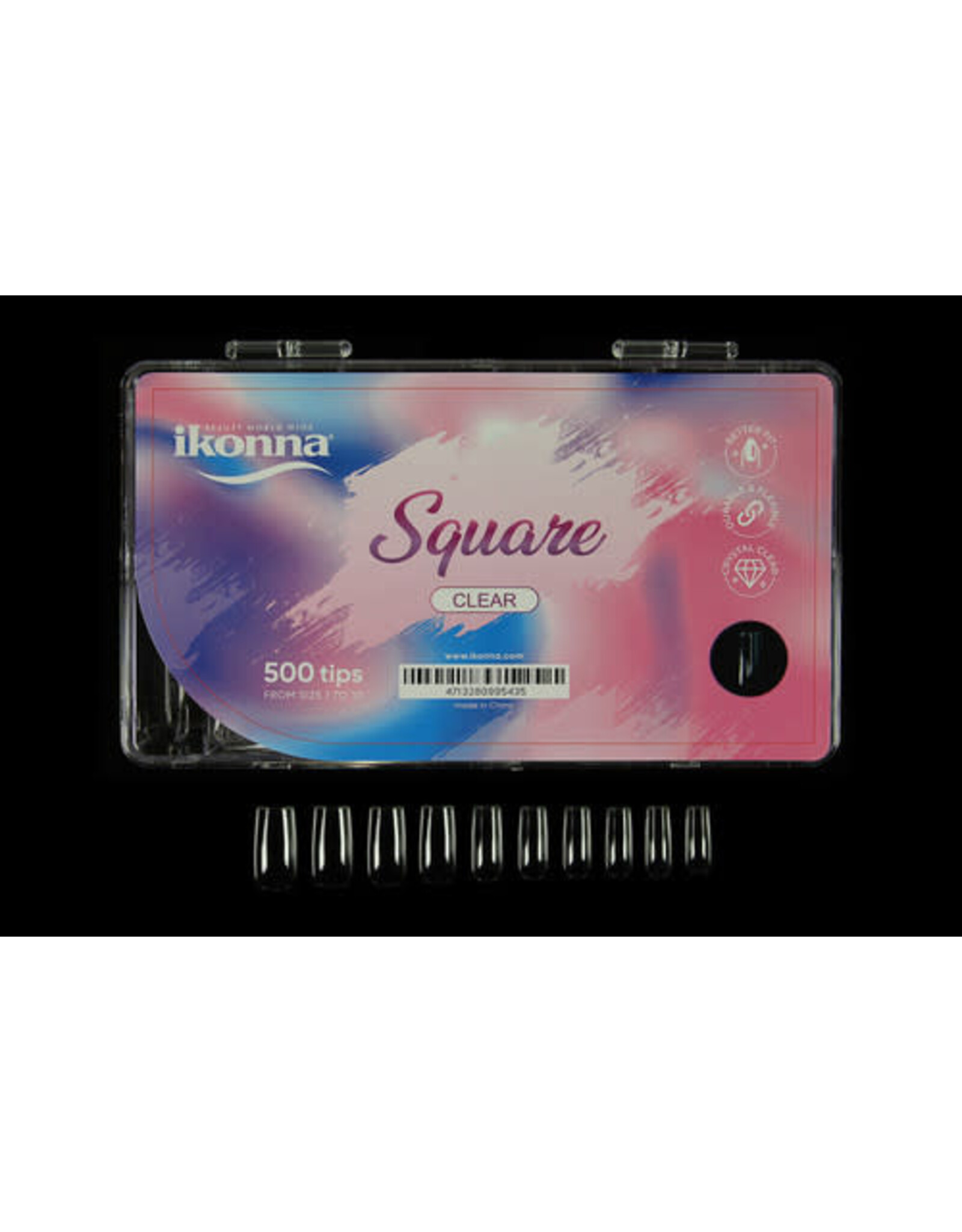 IKONNA Square Tips Clear