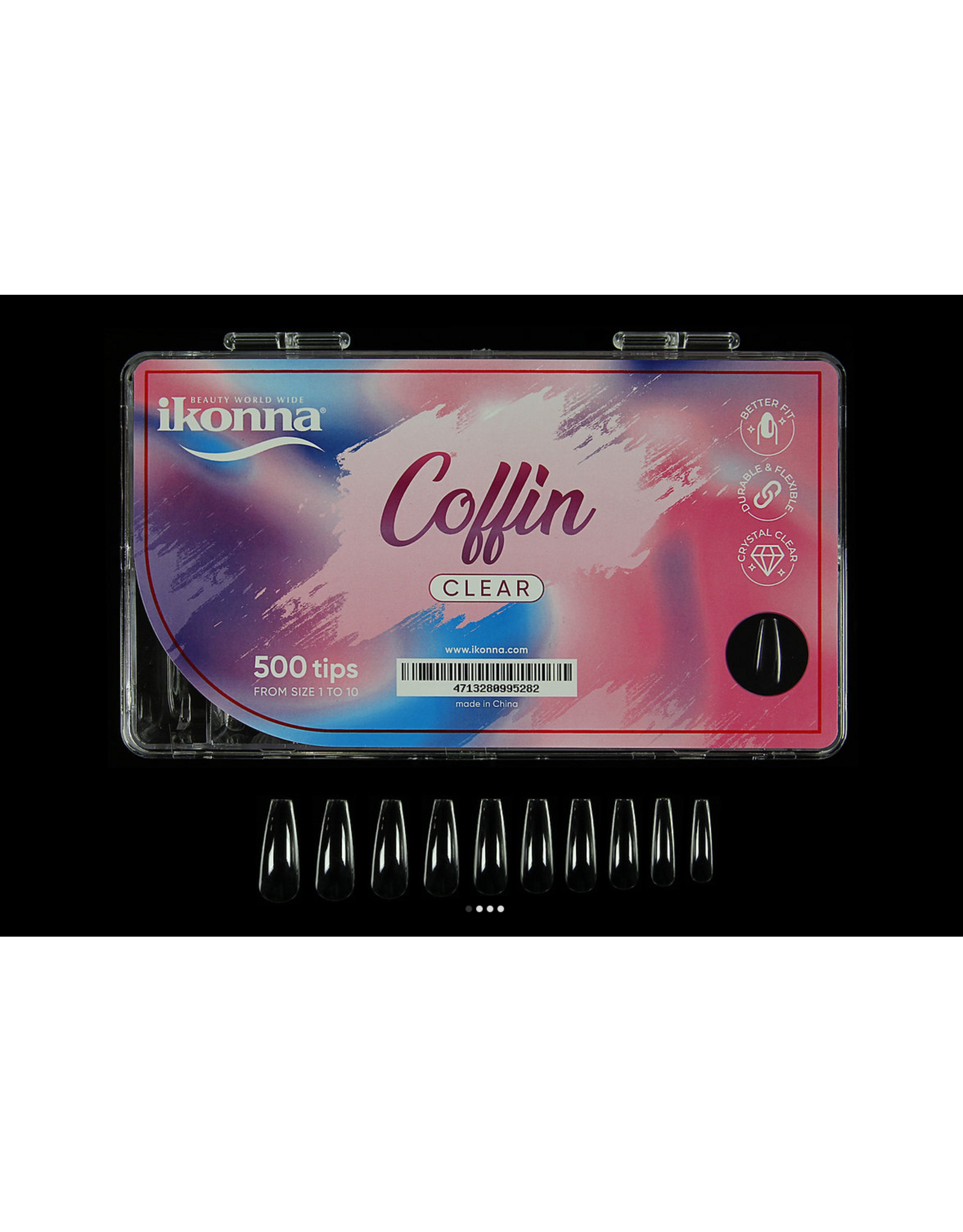 IKONNA Coffin Tips Clear