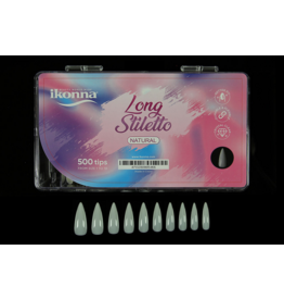 IKONNA Long Tips Stiletto Natural