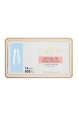 Cre8tion Soft Gel Tip Box - Short Coffin (602 pcs)