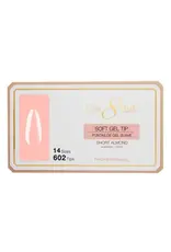 Cre8tion Soft Gel Tip Box - Short Almond (602 pcs)