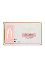 Cre8tion Soft Gel Tip Box - Medium Almond (602 pcs)
