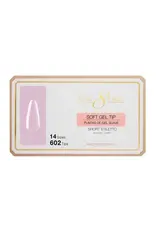 Cre8tion Soft Gel Tip Box - Short Stiletto (602 pcs)