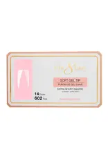Cre8tion Soft Gel Tip Box - Short Square (602 pcs)