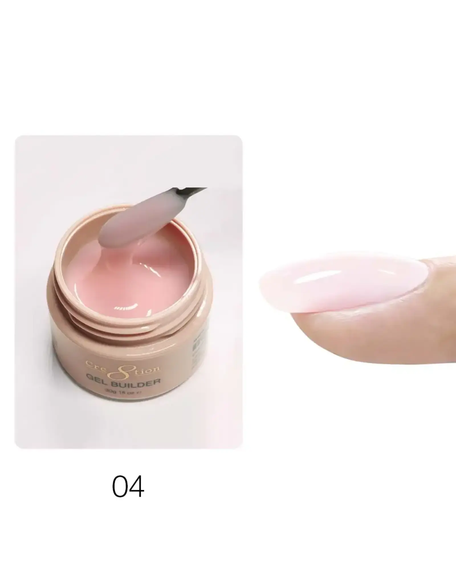 Cre8tion Hema Free Overlay Builder Gel - 04 (1oz)