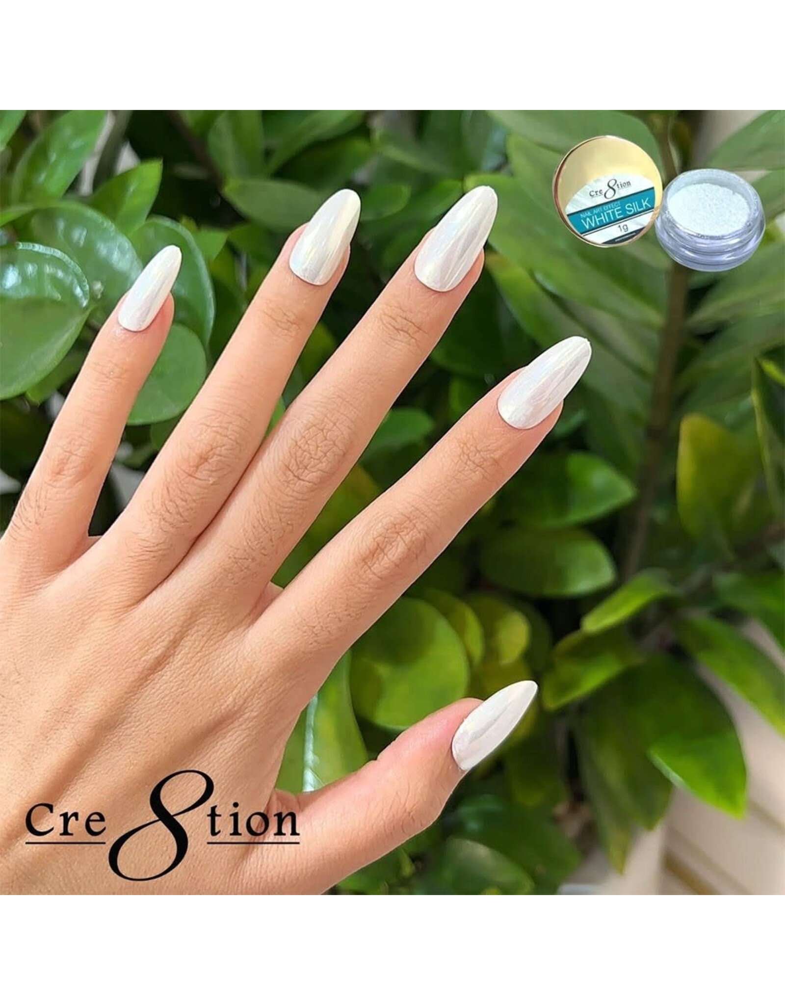 Cre8tion White Silk Chrome