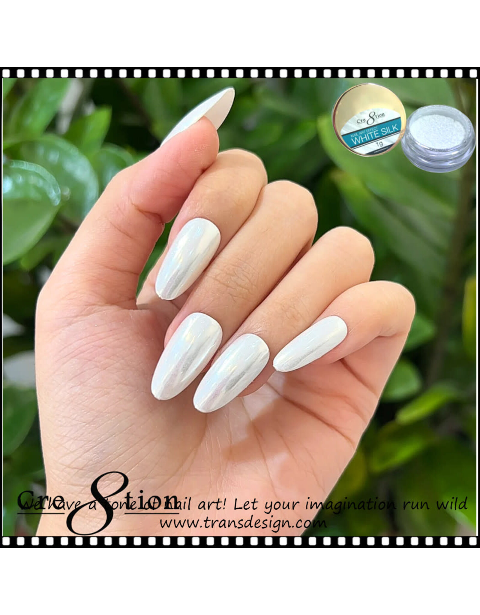 Cre8tion White Silk Chrome