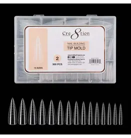Cre8tion Nail Building Tip Mold - 02 (300 pcs)
