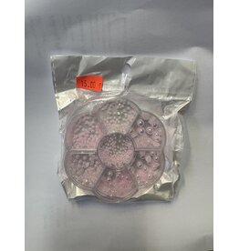 Pink Flatback Pearl Nail Art Gems