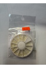White Flatback Pearl Nail Art Gems