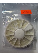 White Flatback Pearl Nail Art Gems