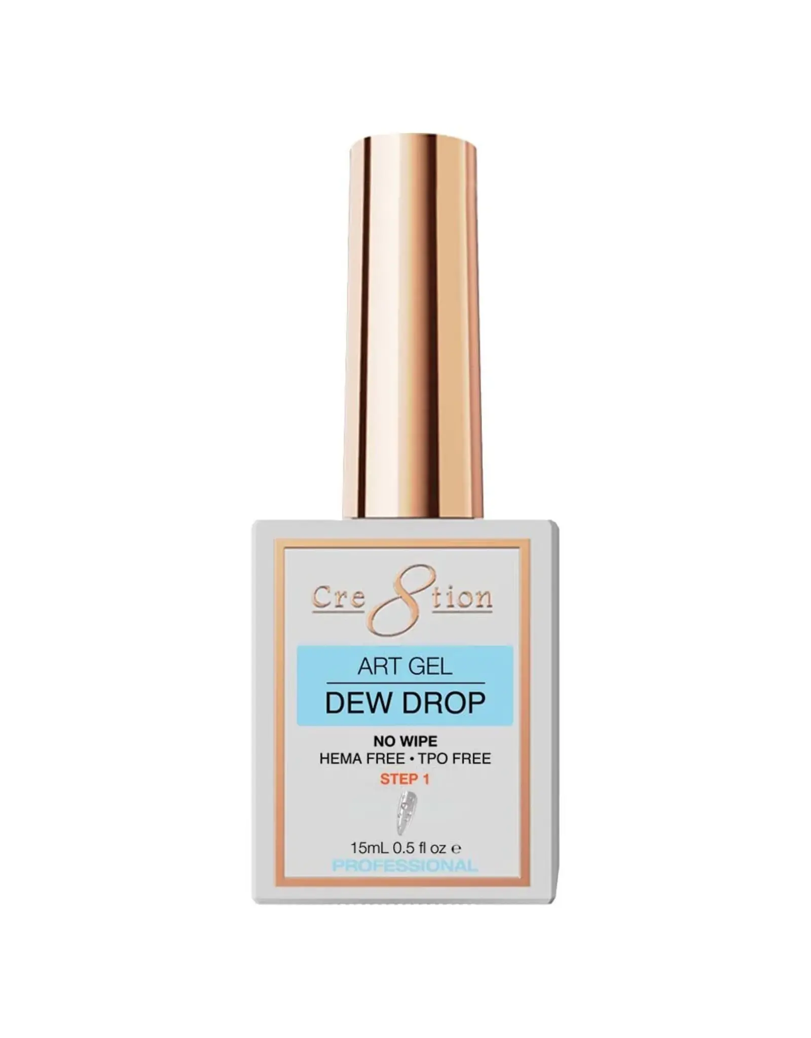 Cre8tion Art Gel Dew Drop Step 1
