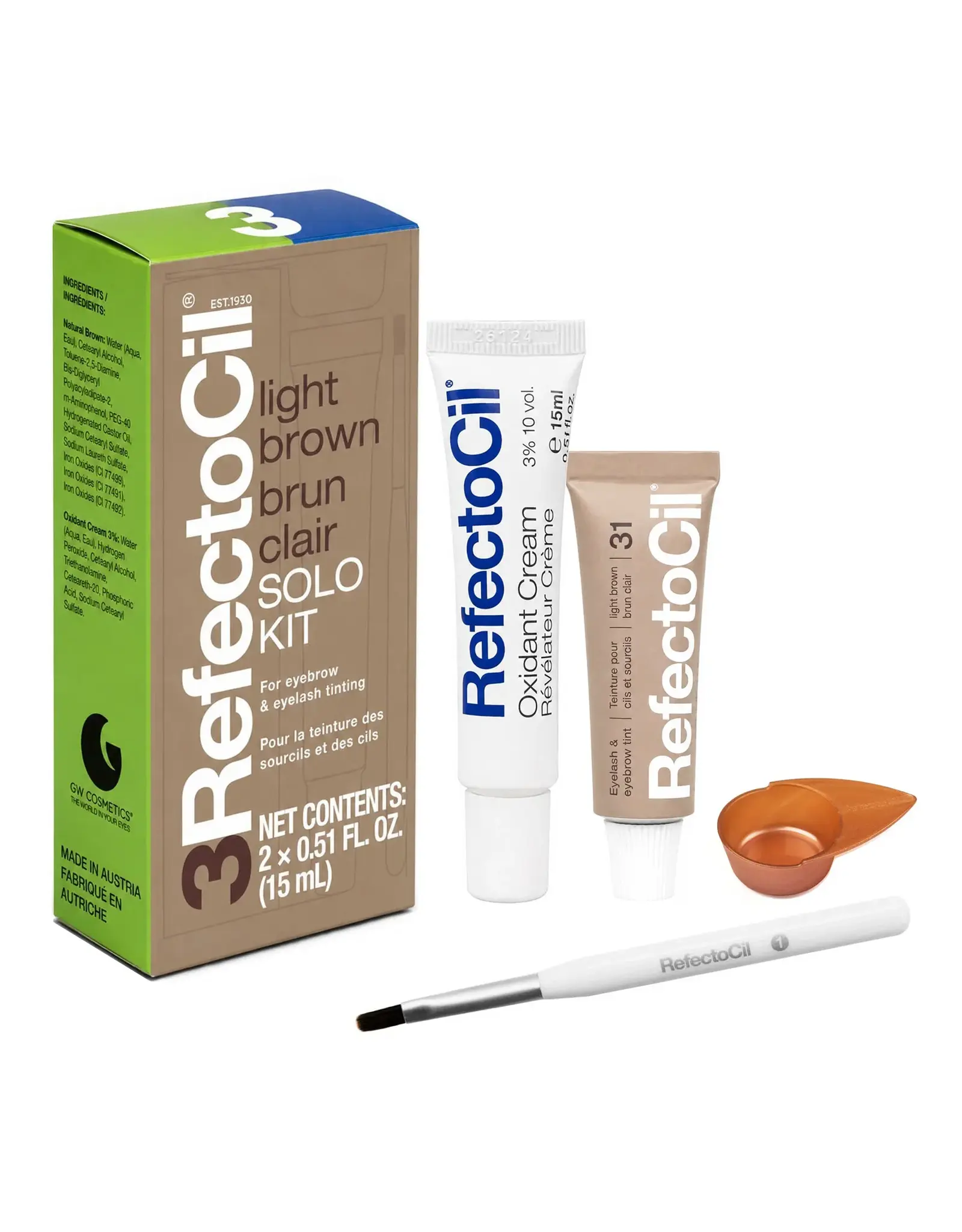 Refectocil Solo Kit - Light Brown