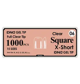 DND Soft Gel Tips - Square X-Short #06