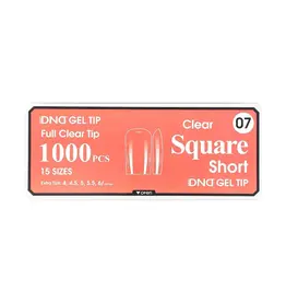 DND Soft Gel Tips - Square Short #07
