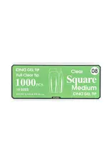 DND Soft Gel Tips - Square Medium #08
