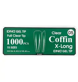 DND Soft Gel Tips - Coffin X-Long #05 (1000 pcs)