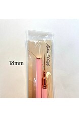 MNS Liner Brush - Pink Handle & Cap (11mm, 15mm, 18mm)