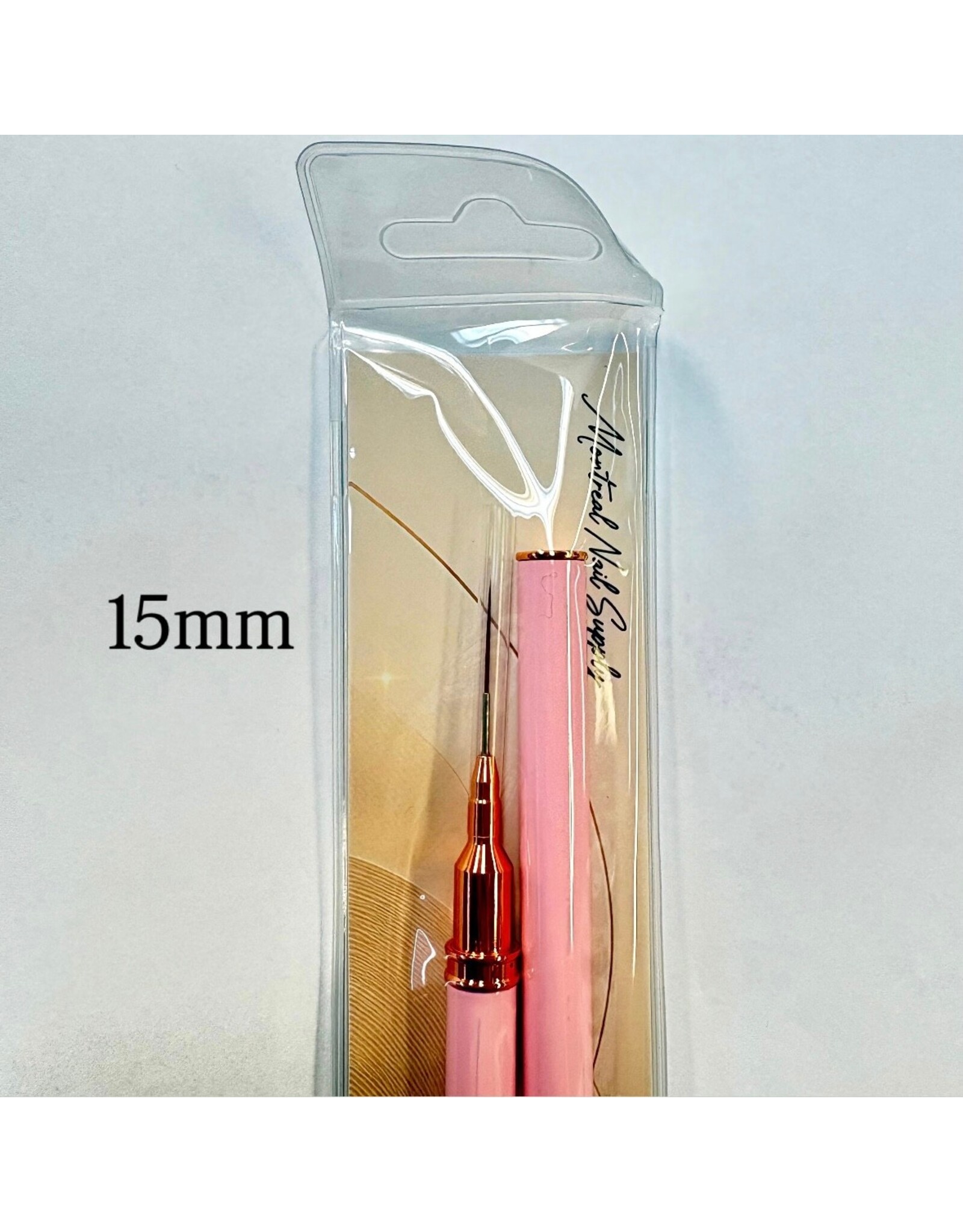 MNS Liner Brush - Pink Handle & Cap (11mm, 15mm, 18mm)