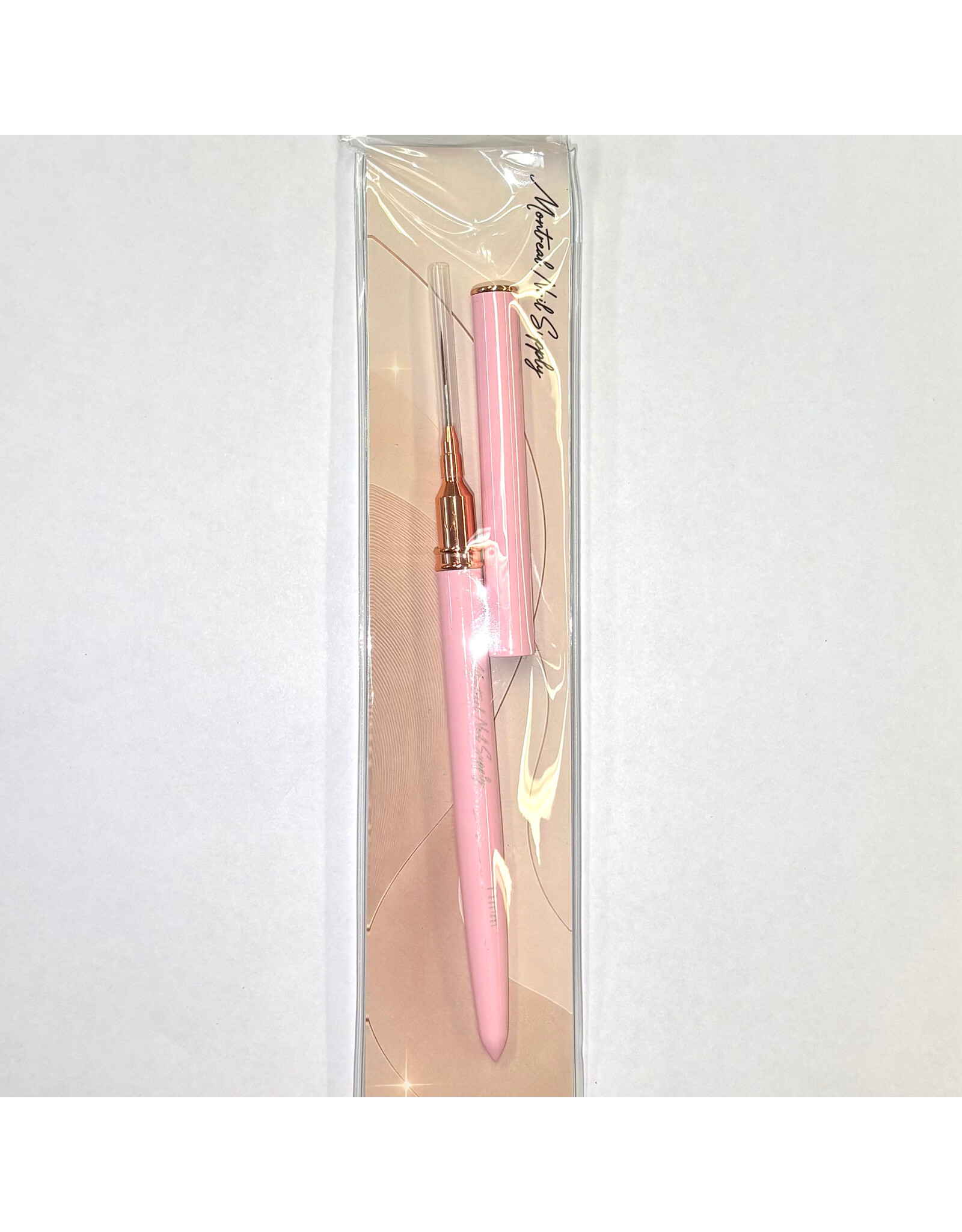 MNS Liner Brush - Pink Handle & Cap (11mm, 15mm, 18mm)