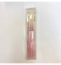 MNS Liner Brushes (3pcs) - Pink Handle (13mm, 15mm, 19mm)