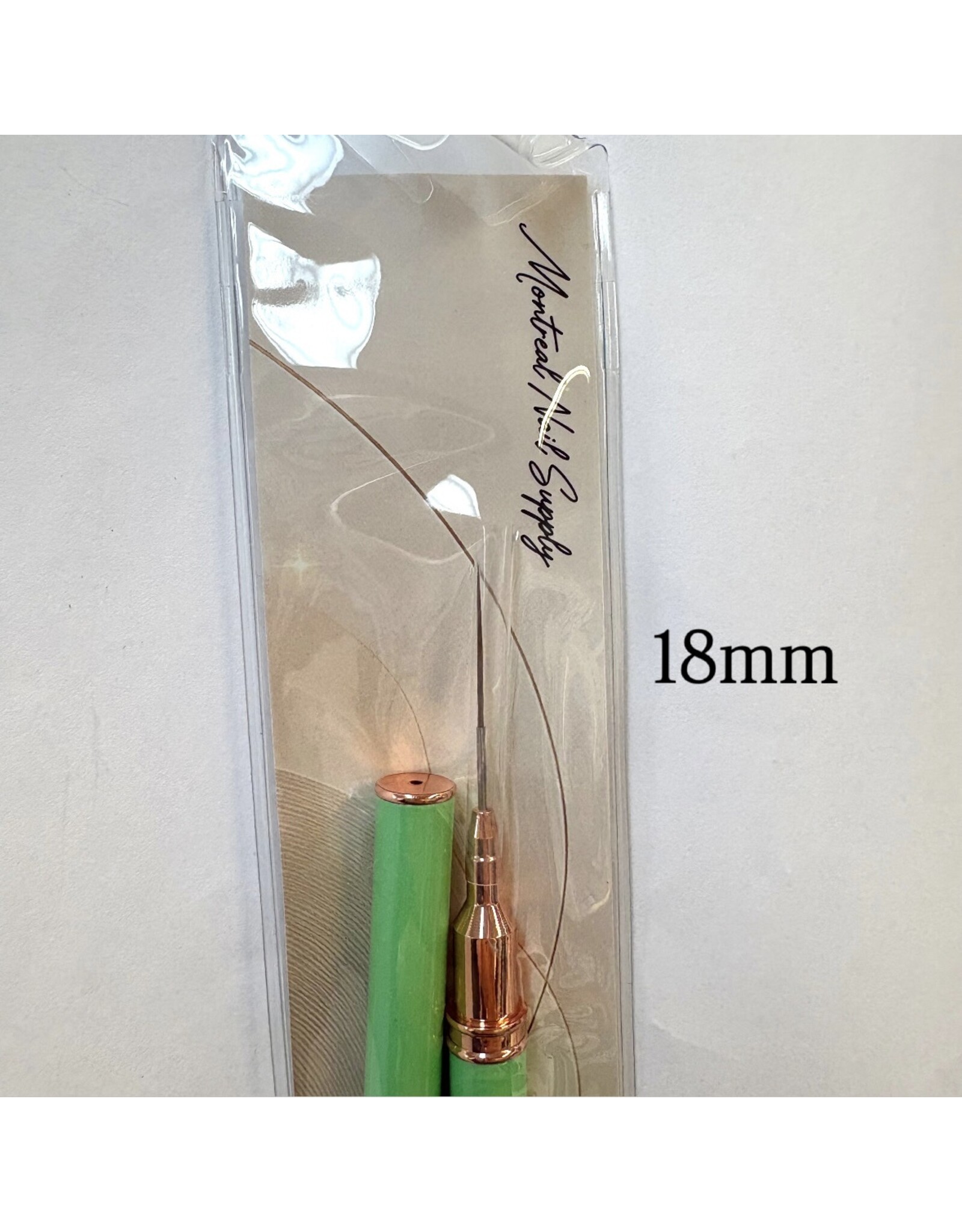 MNS Liner Brush - Green Handle & Cap (16mm, 18mm, 20mm)