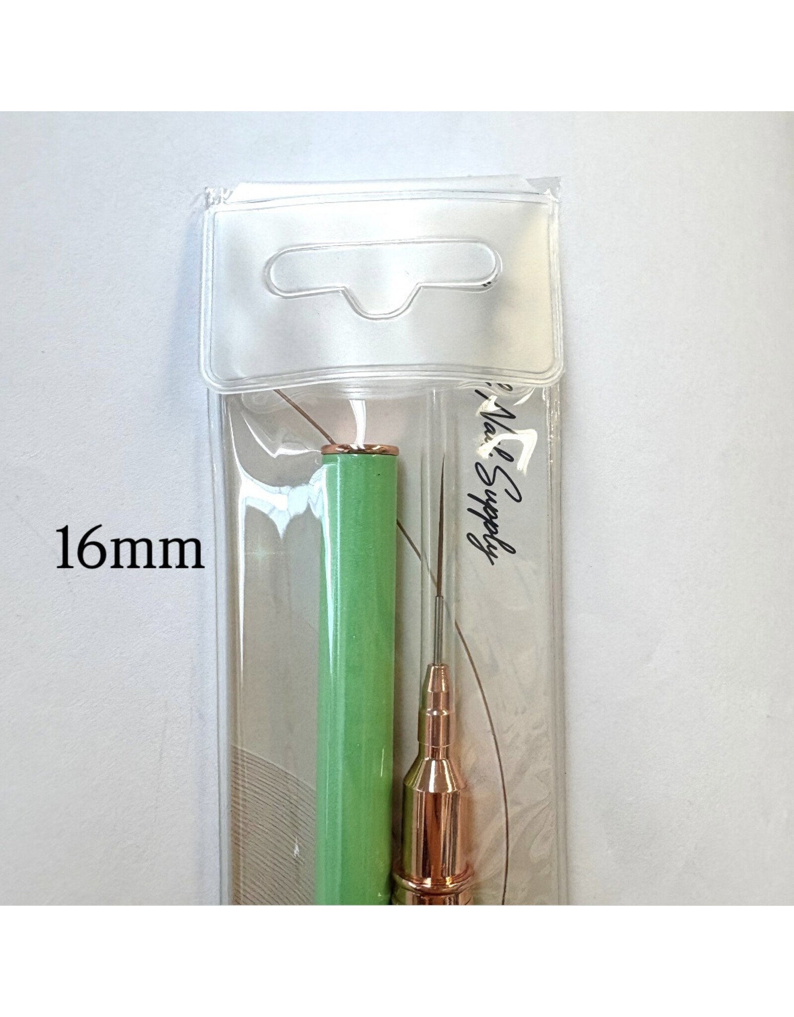 MNS Liner Brush - Green Handle & Cap (16mm, 18mm, 20mm)