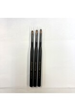 MNS Gel Brush - Matte Black & Cap (#8, #10, #12)