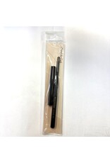 MNS Gel Brush - Matte Black & Cap (#8, #10, #12)