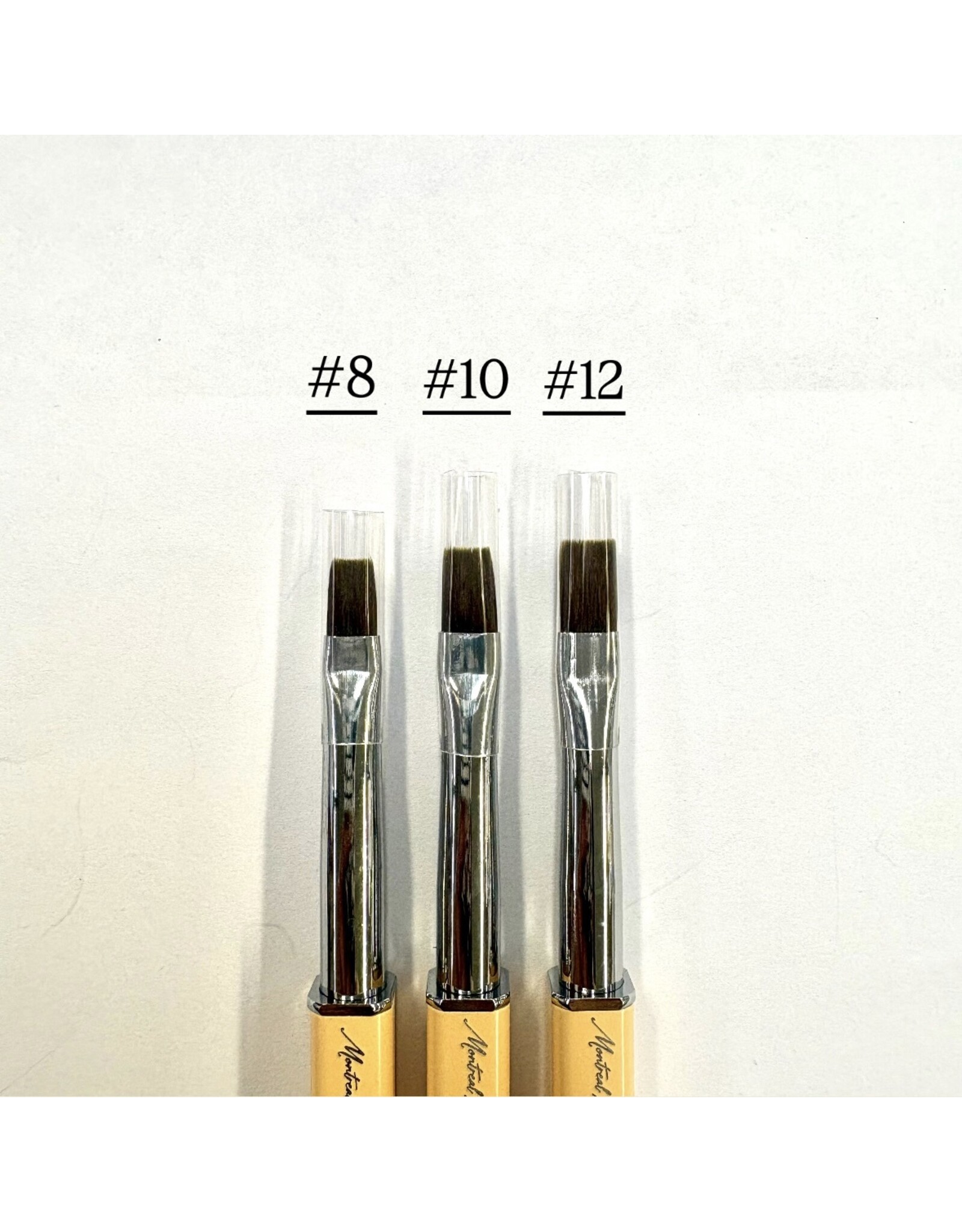 MNS Gel Brush - Matte Beige (#8, #10, #12)