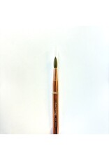 MNS Kolinsky Acrylic Brush - #10 (Rose Gold)