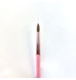 MNS Kolinsky Acrylic Brush - #10 (Pink)