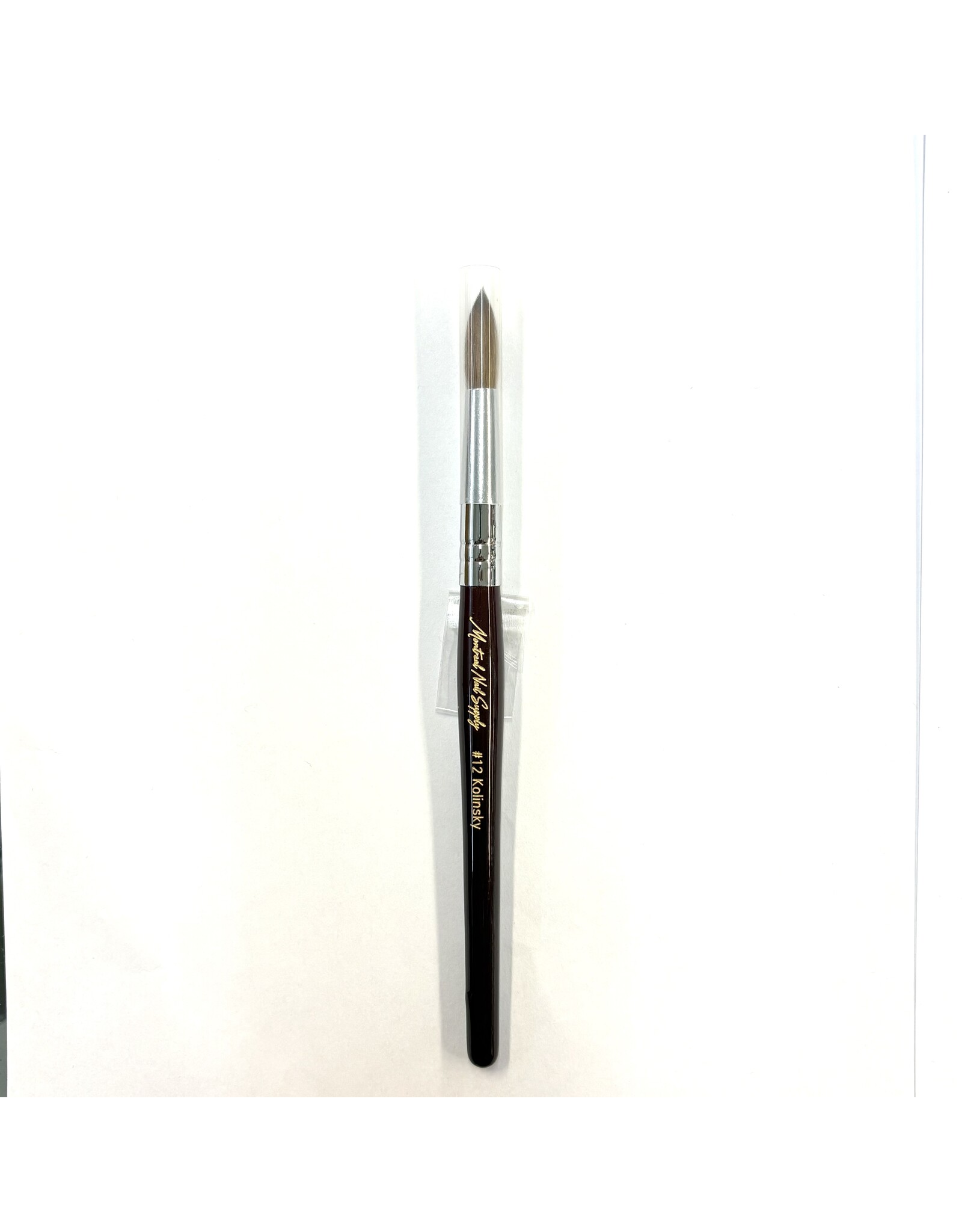 MNS Kolinsky Acrylic Brush - #12 (Brown)