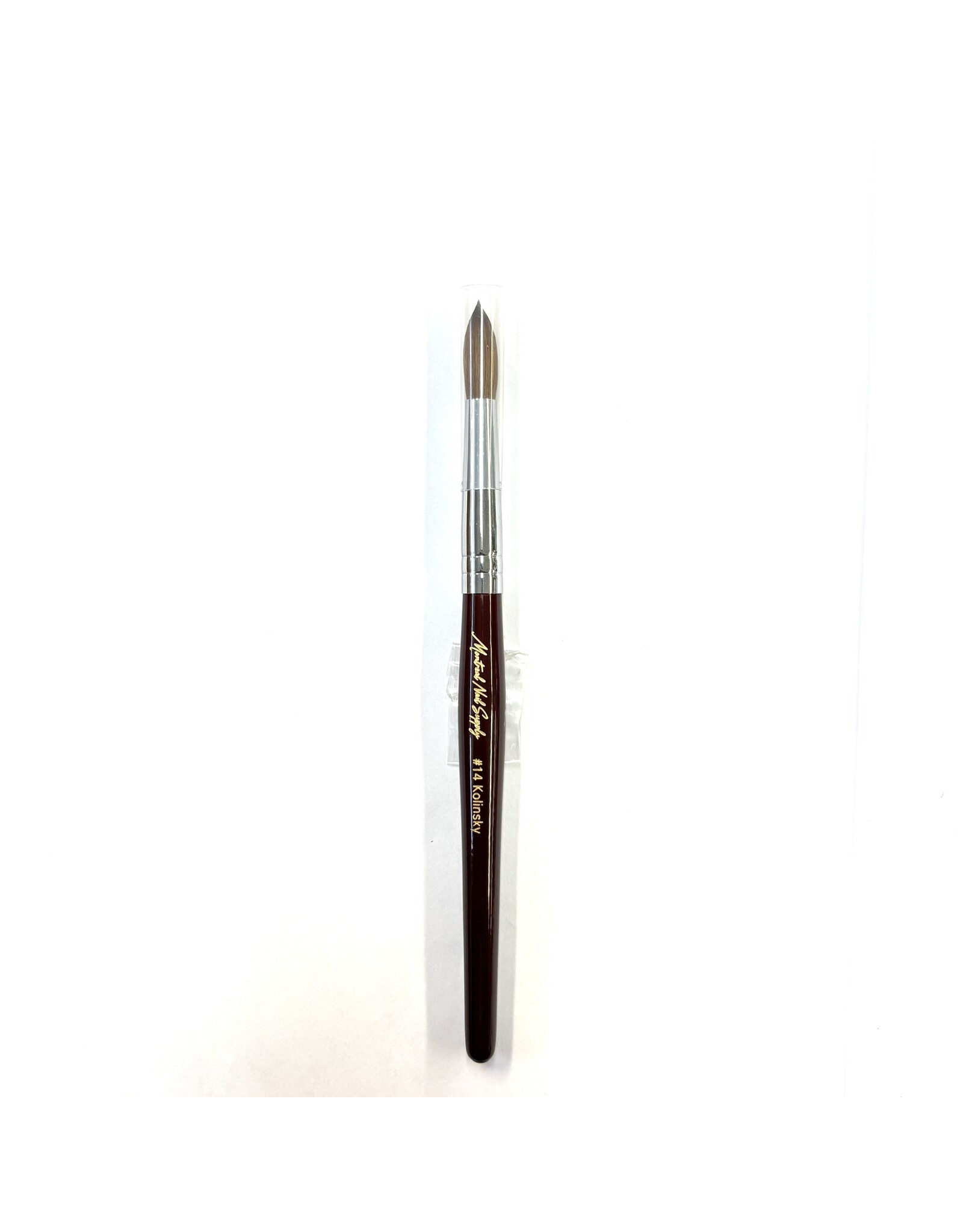 MNS Kolinsky Acrylic Brush - #14 (Brown)