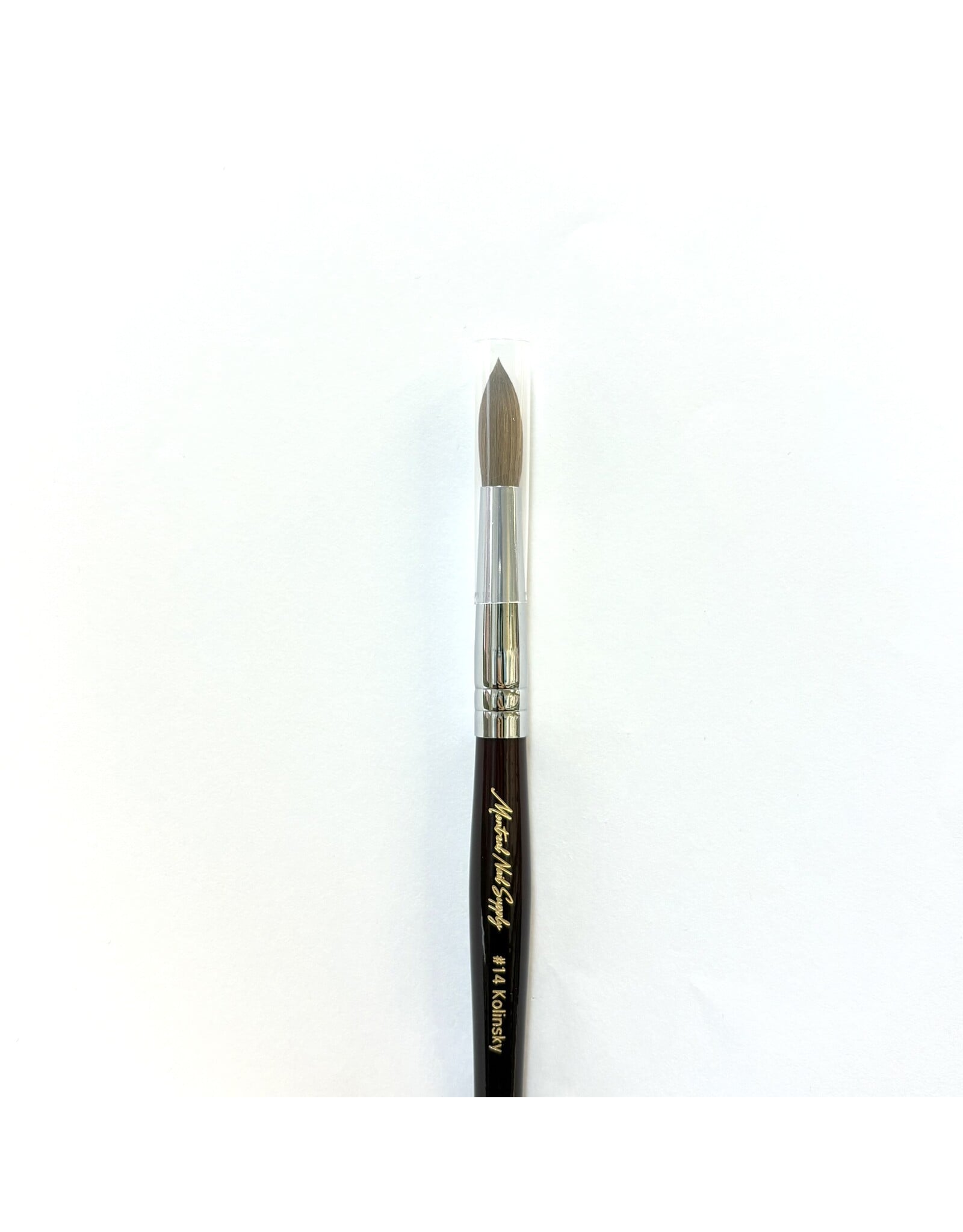 MNS Kolinsky Acrylic Brush - #14 (Brown)