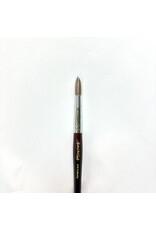MNS Kolinsky Acrylic Brush - #18 (Brown)