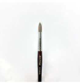 MNS Kolinsky Acrylic Brush - #18 (Brown)