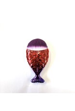 Fish Dust Brush - Red & Purple